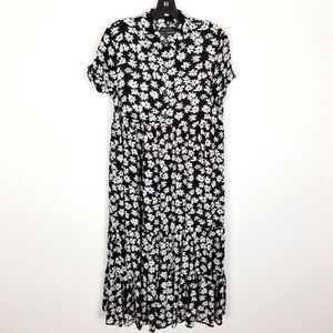 Urban Outfitters Women Marymount Midi Shirt Dress Size M Floral Summer Beachy